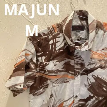 MAJUN 마준 카리유시 의류 알로하 셔츠 MEDIUM