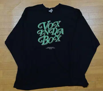 Dragon Ash 롱 T VOX in DA BOX 블랙 XL 사이즈