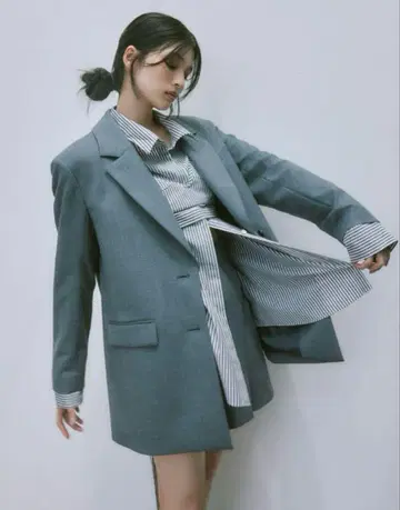 프레이 아이디 셔츠 뷔스티에 콤비 셔츠
