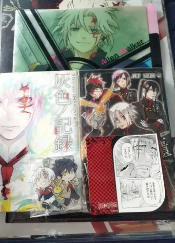 D.Gray-man 굿즈 세트 미사용 도서 클리어 파일 기타