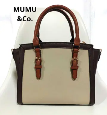 MUMU&Co. 배색 2way 숄더백 시마무라 미사용