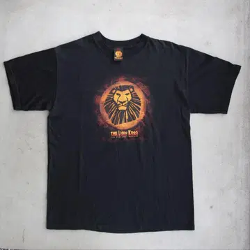 컨디션 최상] 00s 라이온 킹 THE LION KING 블랙 티셔츠