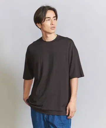 워셔블 울 숏 슬리브 티셔츠