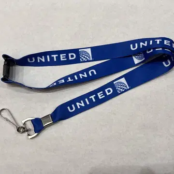 UNITED 항공 넥스트랩 파랑
