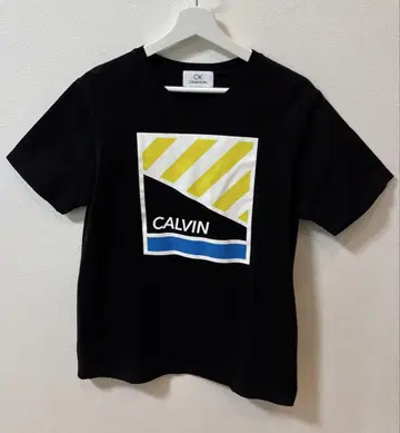 CK CALVIN KLEIN 캘빈클라인 티셔츠 블랙 프린트 M