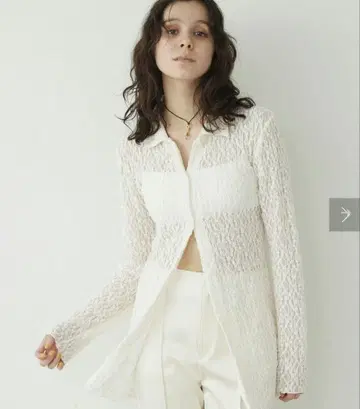윔 가젯 THE PAUSE 스트레치 레이스 셔츠