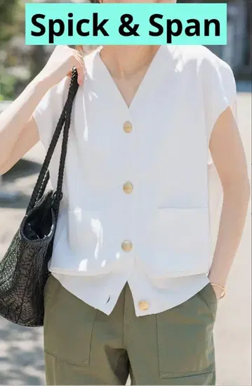 Spick & Span V넥 니트 베스트