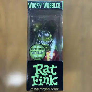 FUNKO wacky wobbler 보빙 헤드 RatFink 메탈릭