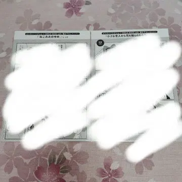 핑크 하트 잼 시케 선생님 스마일 베이스 카페 오리지널 페이퍼 2종
