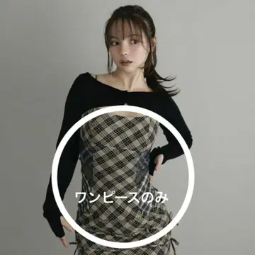 앤드메리 아인 세트 미니 드레스 베이지