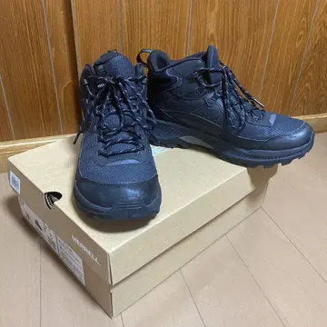 Merrell 방수 트레킹 슈즈 블랙 27.5cm