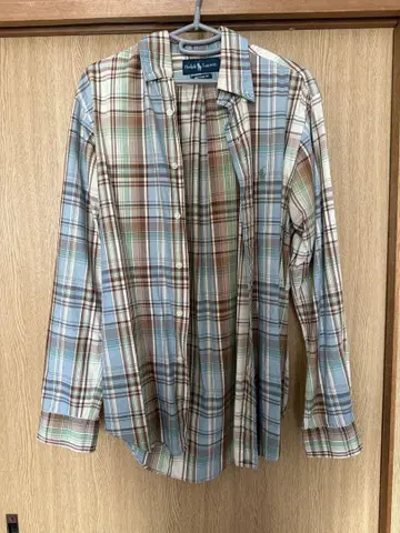 Ralph Lauren 커스텀 핏 체크 셔츠