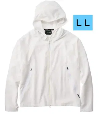 새상품 X 쉘터 더위 후디 LL 화이트 워크맨