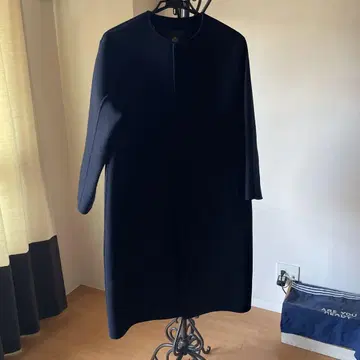 드로어 Drawer 멜톤 노카라 코트