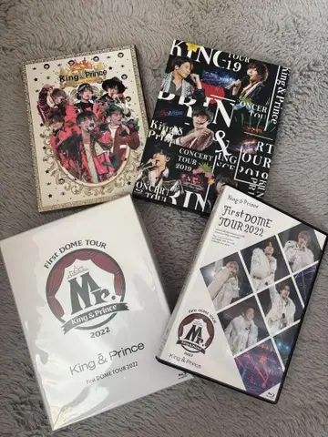 King & Prince 콘서트 DVD & Blu-Ray 4장 세트