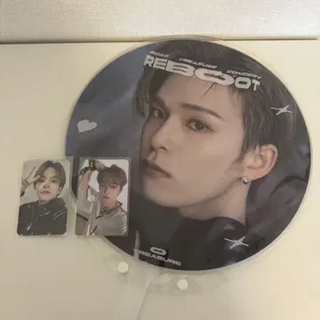 TREASURE REBOOT 부채 트레이딩 카드 세트 아사히 서울 네이비