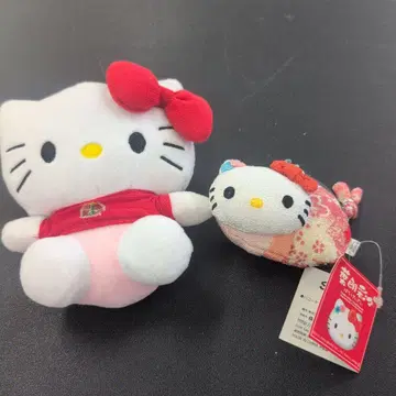 헬로키티 봉제 인형 세트