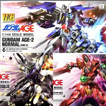 HG 1/144 AGE-2 레기루스 제이드라 세트