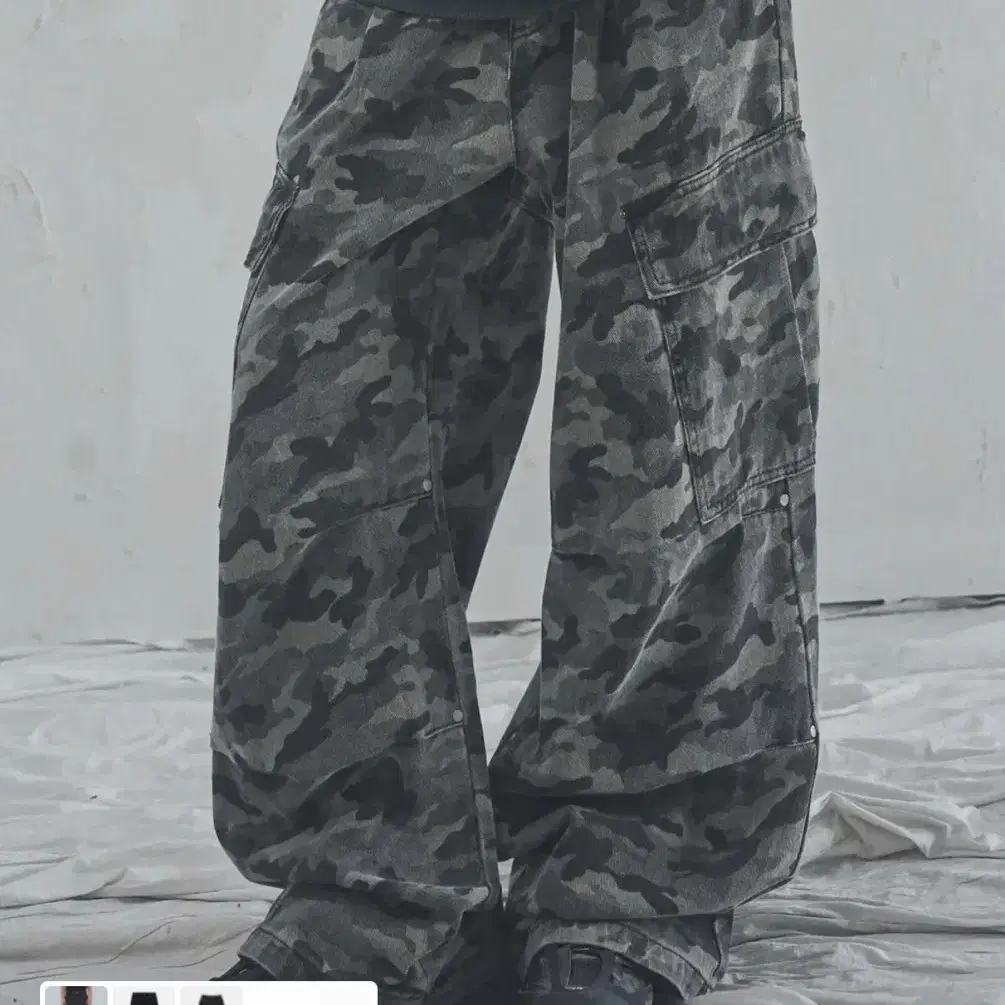 Modimood Big Cargo Two-Buckle Long Pants #모디무드 on