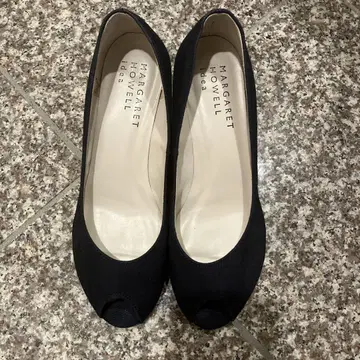 MARGARET HOWELL 웨지 힐 신발 네이비 23.5cm