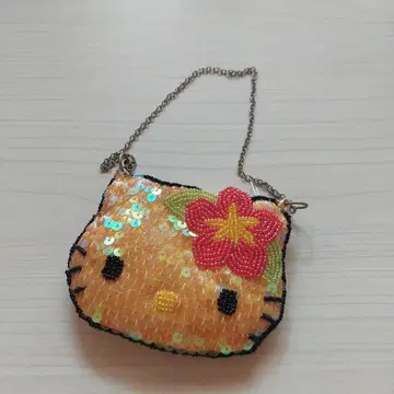 헬로키티 코인 케이스 비즈 장식