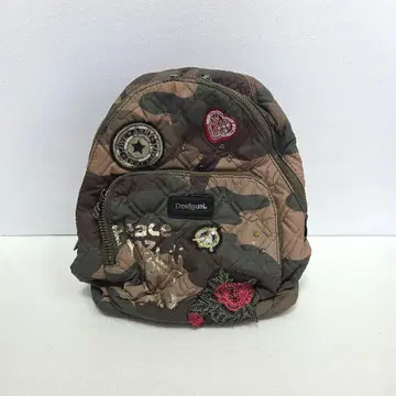 Desigual 카모 패턴 백팩 장미
