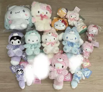 산리오 봉제 인형 마스코트 묶음 판매