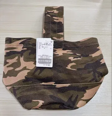25SS 택 포함 새상품 캔버스 서클 백 S 카모플라주 무늬
