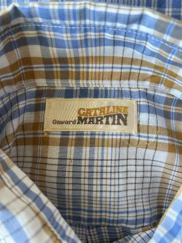 GATALINA MARTIN 1970년대 빈티지 새상품급 체크 무늬