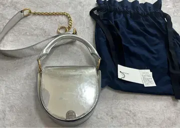 사카이 코인 퍼스 백 실버
