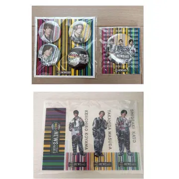 NEWS STRIP WORLD 캔뱃지 세트와 클리어 책갈피