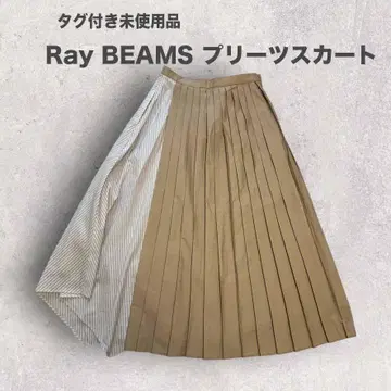 Ray BEAMS 미사용 택 포함 플리츠 스커트 S 사이즈