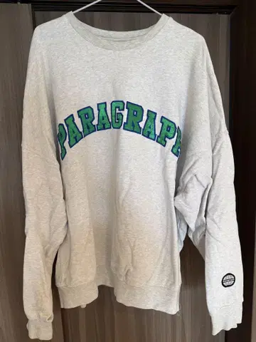 PARAGRAPE 로고 그레이 트레이닝복