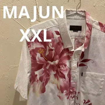 MAJUN 마준 카리유시 의류 알로하 셔츠 XX-LARGE