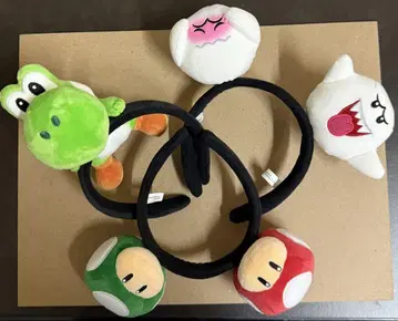 USJ 유니버셜 마리오 머리띠 3개 세트 버섯 테레사 요시