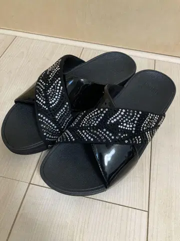 핏플랍 샌들 36 블랙