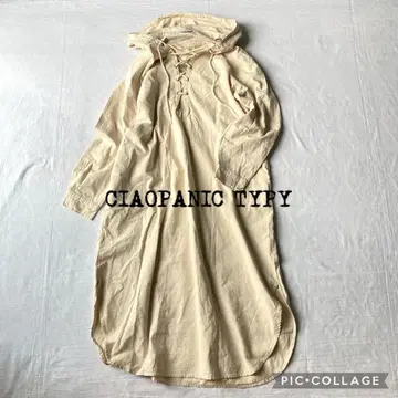 차오패닉 티피 뜨개질 원피스 후드 아이보리
