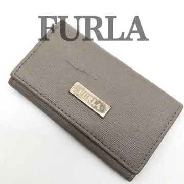 FURLA 훌라 키케이스 6연 가죽 그레이