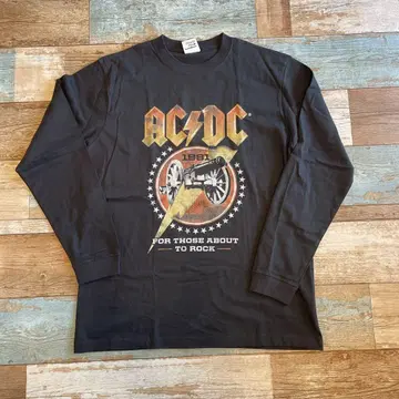 AC/DC 1981 긴팔 티셔츠 블랙