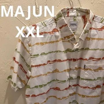 VARIOUS MAJUN 마준 카리유시 의류 알로하 셔츠 2XL