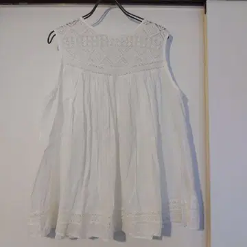 Spick&span HYU 레이스 개더 블라우스