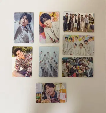 timelesz 앨범 FAM 트레이딩 카드 8장