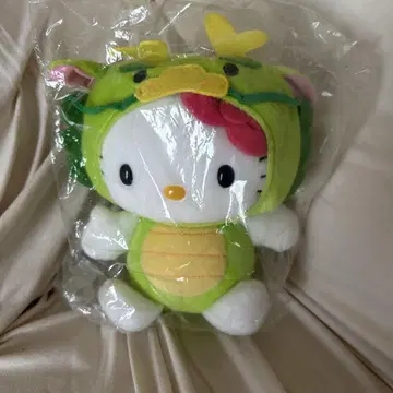 헬로키티 야쿠르트 띠 봉제 인형 타츠 타츠 용 변신 인형옷