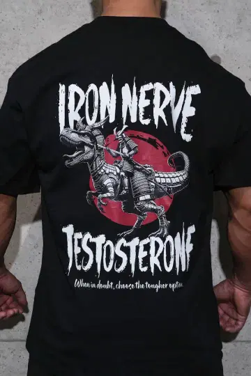 testostrone iron nerve 티셔츠 M 사이즈