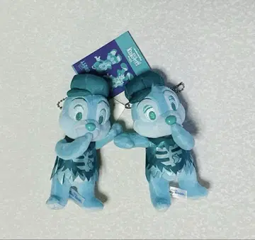 칩과 데일 스푸키 BOO 봉제 인형 배지