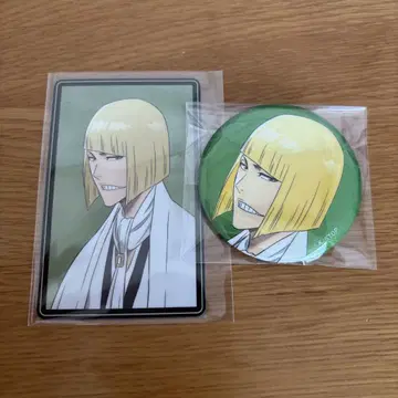 BLEACH 히라코 마코 글리터 캔뱃지 플라스틱 카드