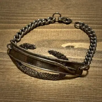 40's US ARMY 빈티지 I.D 팔찌 STRELING.