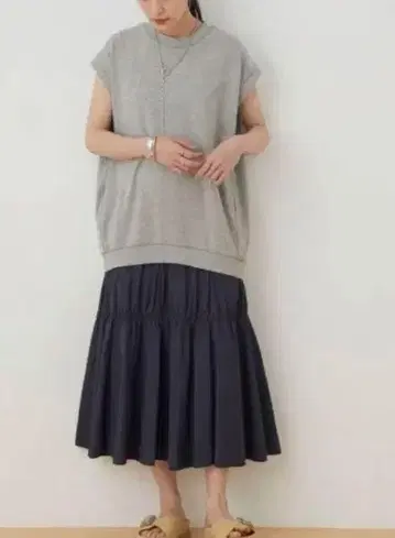 C6196 콤비 원피스