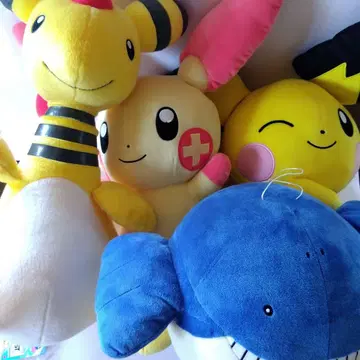 포켓몬 봉제 인형  덴류, 플러스, 호엘코, 피츄