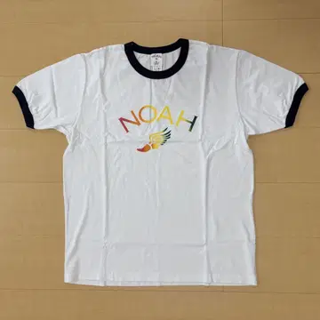 NOAH 티셔츠 M 화이트/네이비